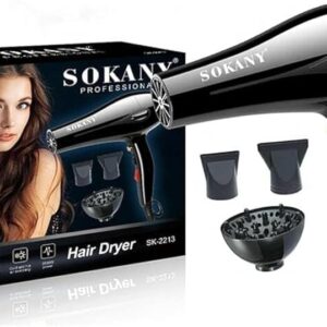 مجفف الشعر الاحترافي SOKANY بقوة 2600 واط