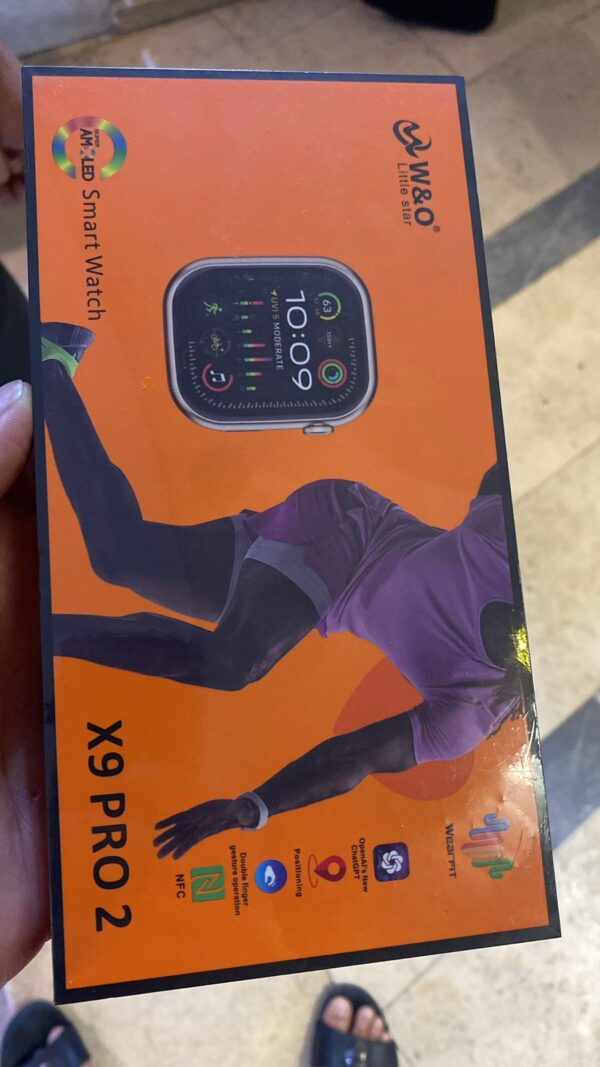 ⁦X9 PRO 2 Smart Watch – AMOLED Screen / Calls / NFC / Water Resistant⁩ - الصورة ⁦2⁩