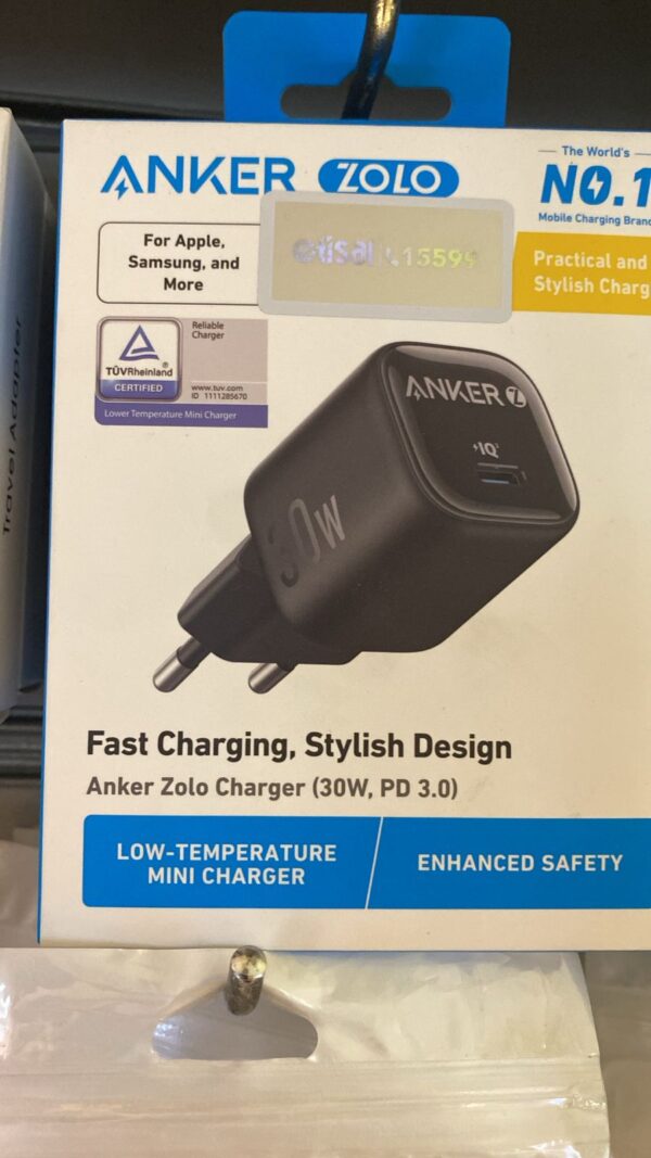 شاحن Anker Zolo فائق السرعة 30W - Image 2