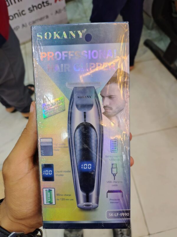 ماكينة الحلاقة الاحترافية SOKANY SK-LF-9990 – الأداء الذكي، المظهر المثالي