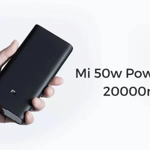 باور بانك شاومي 20000mAh – شحن سريع 50 واط / 3 منافذ / Type-C