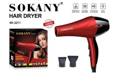مجفف الشعر SOKANY SK-2211 بقوة 2400 واط
