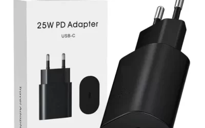 شاحن سامسونج أصلي 25W – أدابتور خلع سريع وآمن